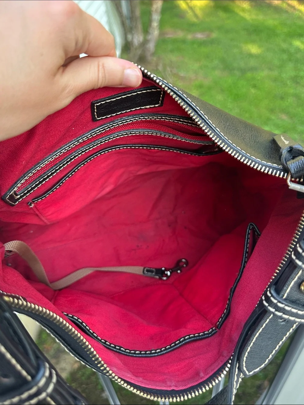 Dooney and Bourke Florentine Hobo Shoulder Bag Black